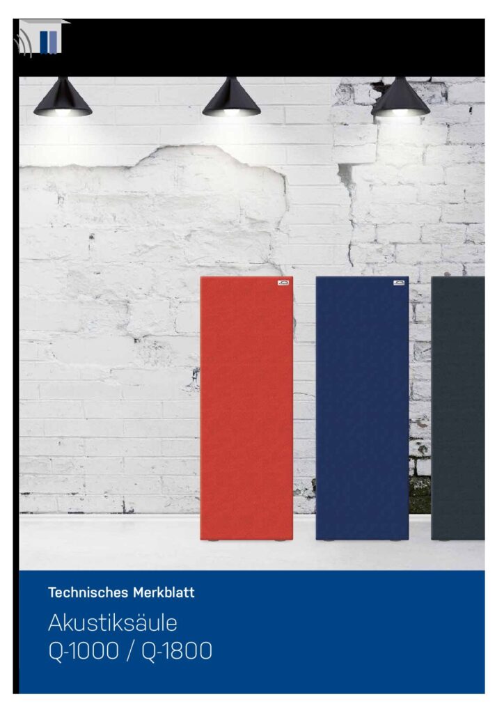 Produktinfo Akustiksäulen