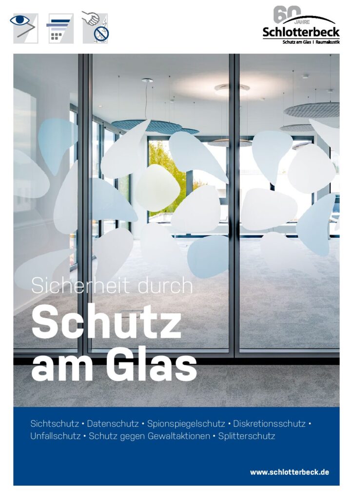 Broschüre Sicherheit durch Schutz am Glas