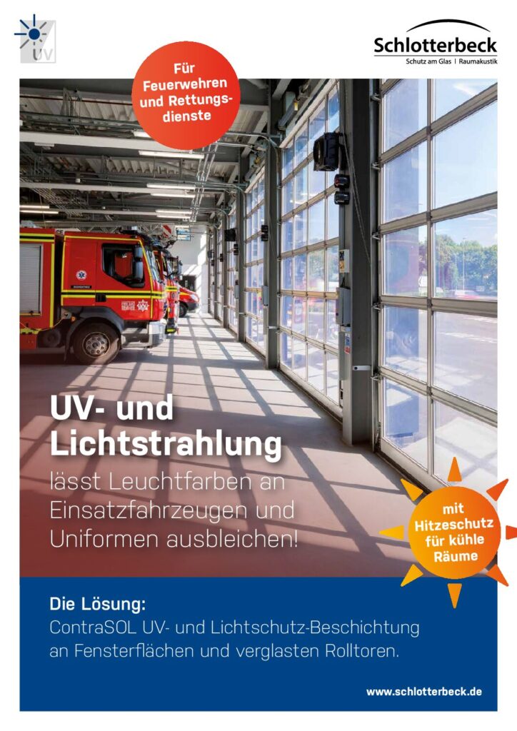 Sonnenschutz für Feuerwehren