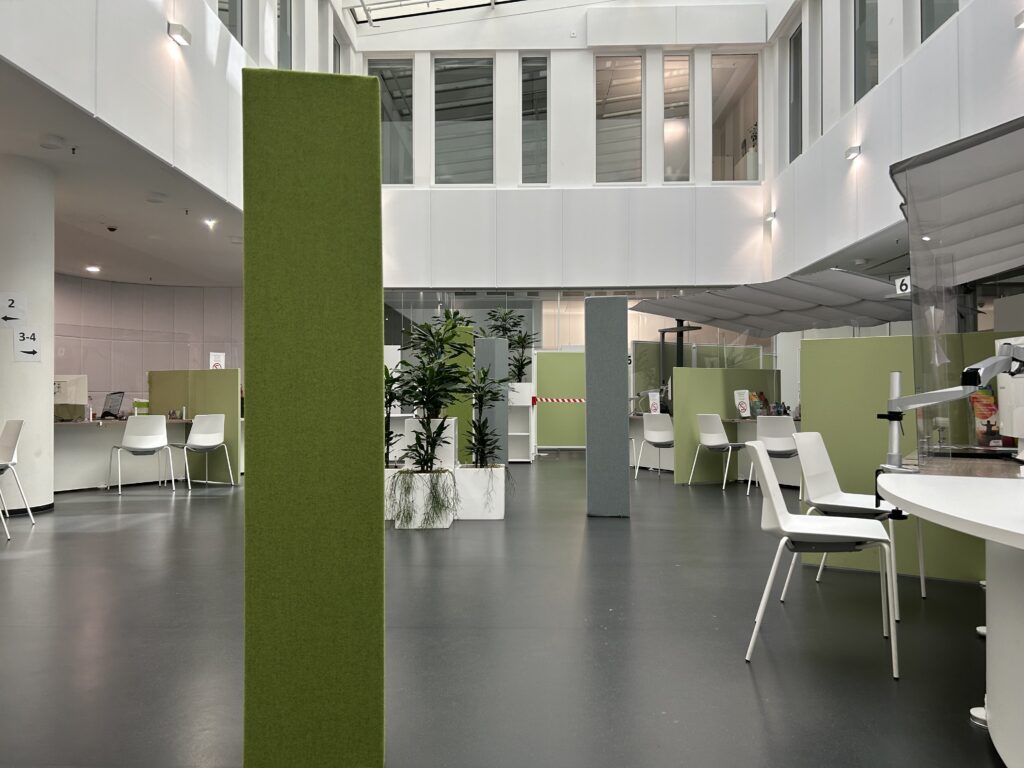 Q1800 bespannt mit Stoffen aus der Kollektion Blazer lite